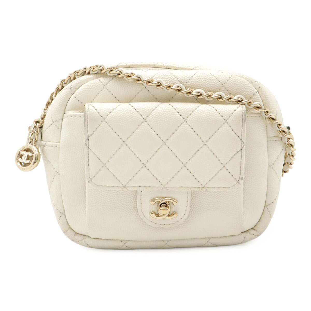Chanel Matelasse Caviar Skin Shoulder Bag