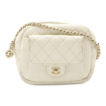 Chanel Matelasse Caviar Skin Shoulder Bag