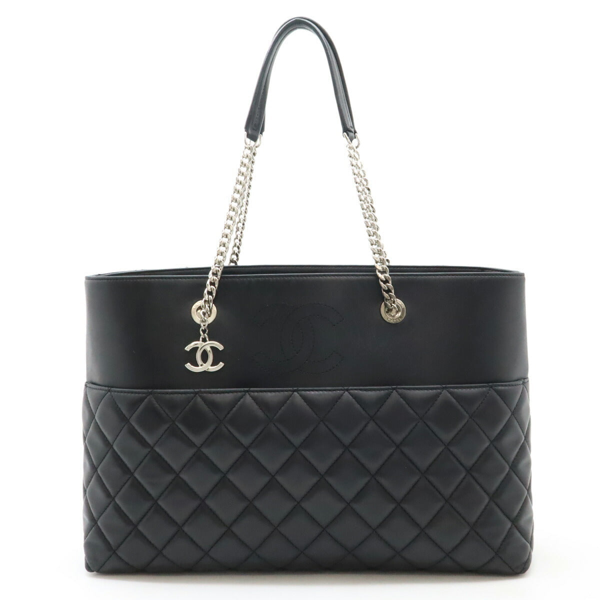 Chanel Matelasse Coco Mark Lambskin Shoulder Bag