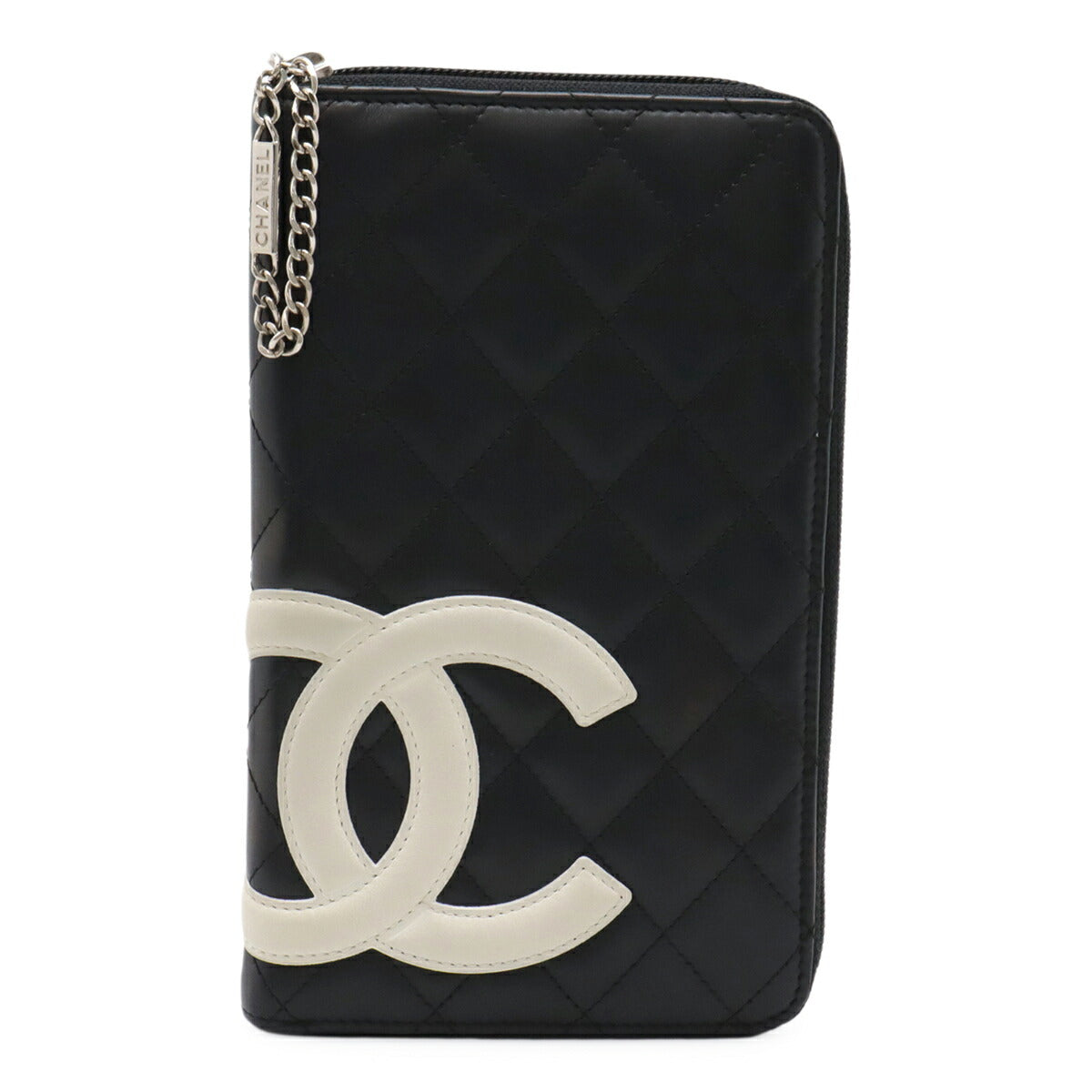 Chanel Cambon Line Organizer Long Wallet Leather
