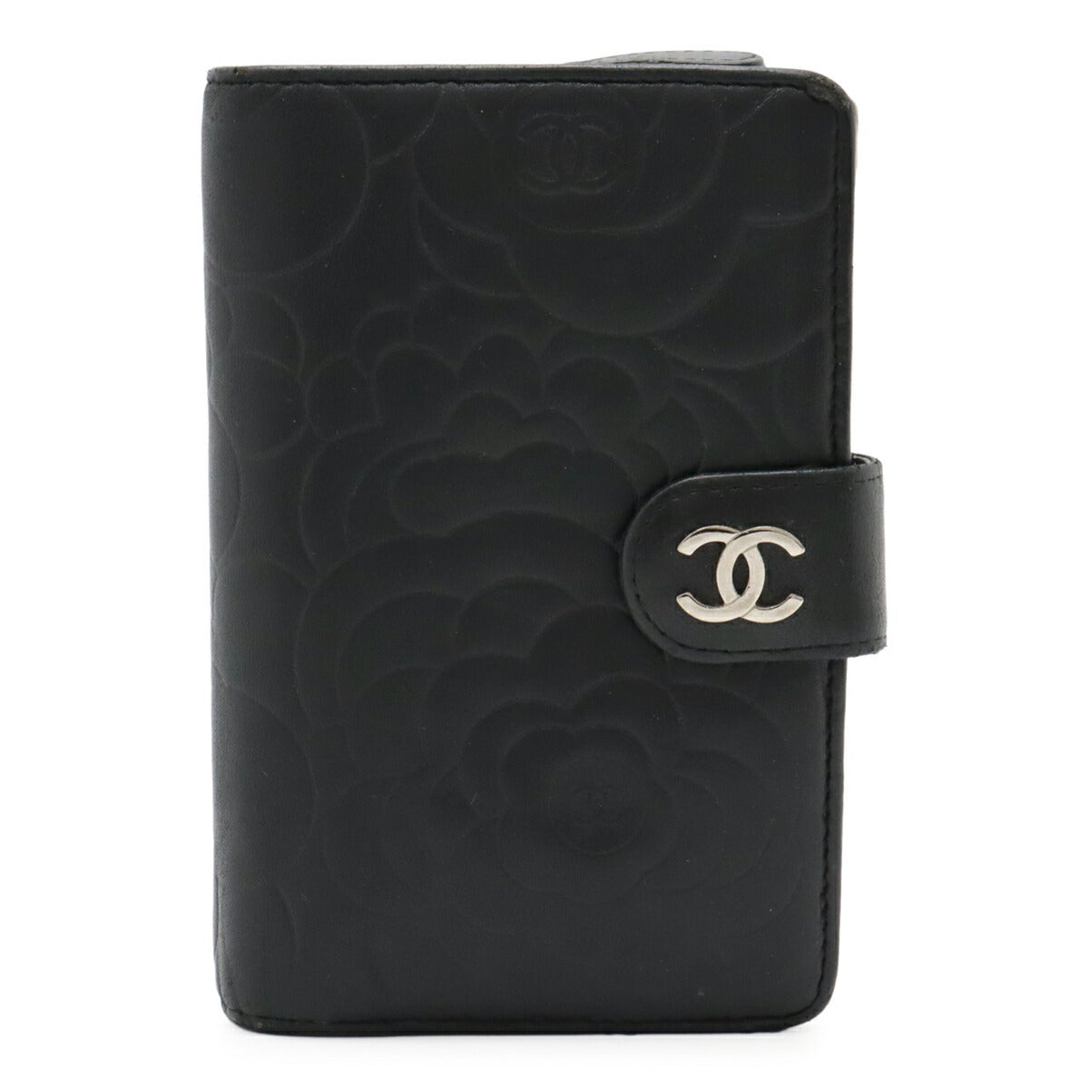Chanel Camellia Lambskin Wallet