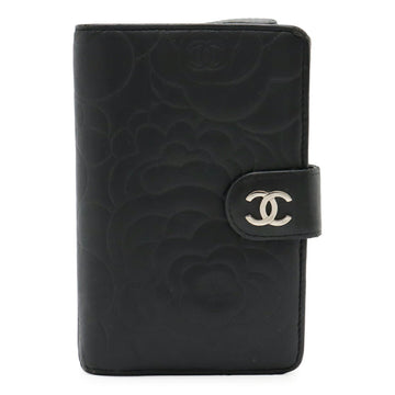 Chanel Camellia Lambskin Wallet