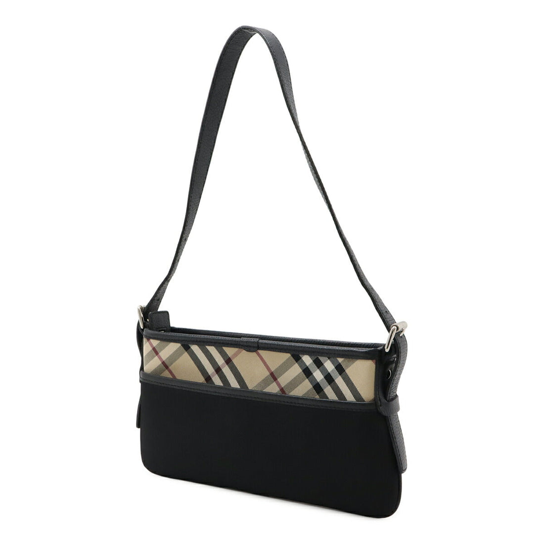 Burberry Nova Check Nylon Canvas Shoulder Bag