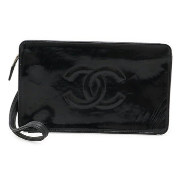 Chanel Patent Leather Clutch Bag