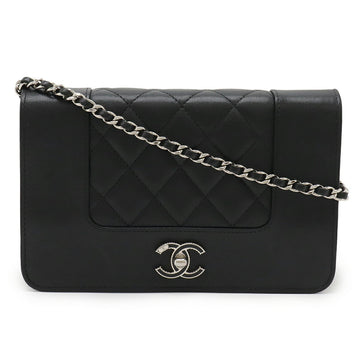 Chanel Mademoiselle Calfskin Chain Wallet Shoulder Bag