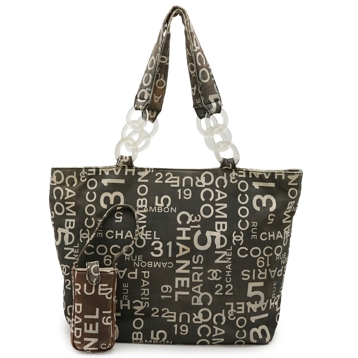 Chanel By Sea Line Canvas Tote Bag
