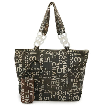 Chanel By Sea Line Canvas Tote Bag
