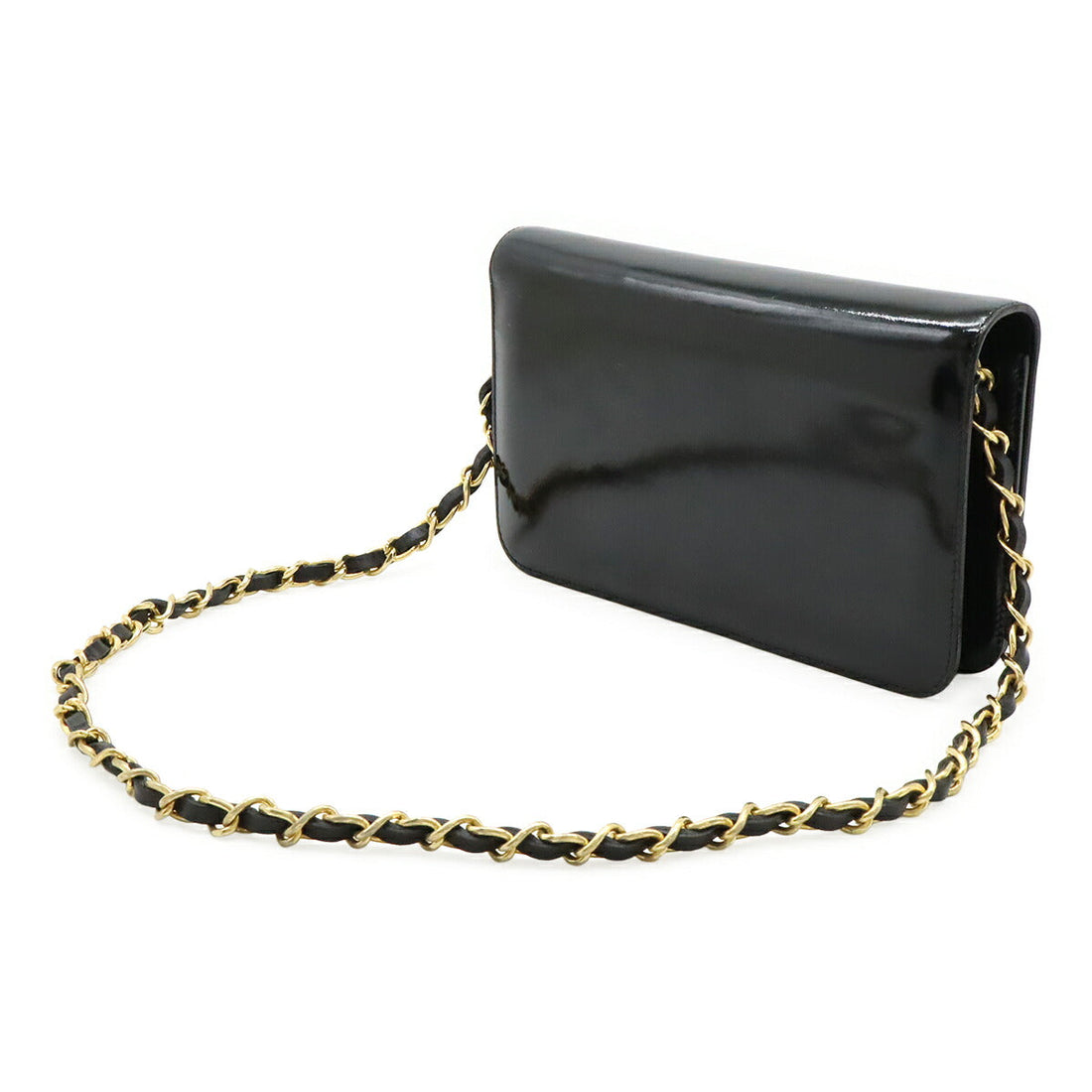 Chanel Patented Leather Shoulder Bag