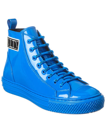 Valentino Patent High-Top Sneaker