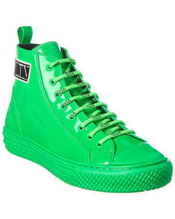 Valentino Patent High-Top Sneaker