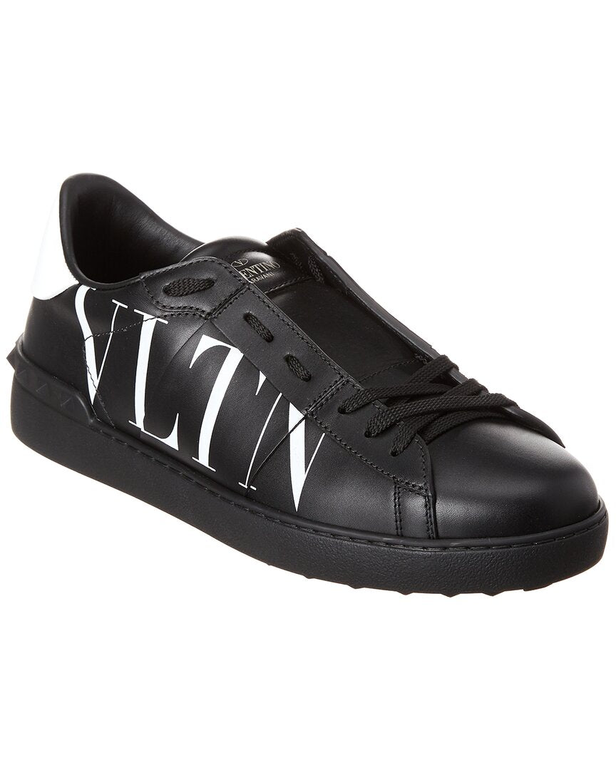 Valentino Vltn Leather Open Sneaker