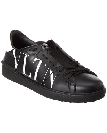 Valentino Vltn Leather Open Sneaker