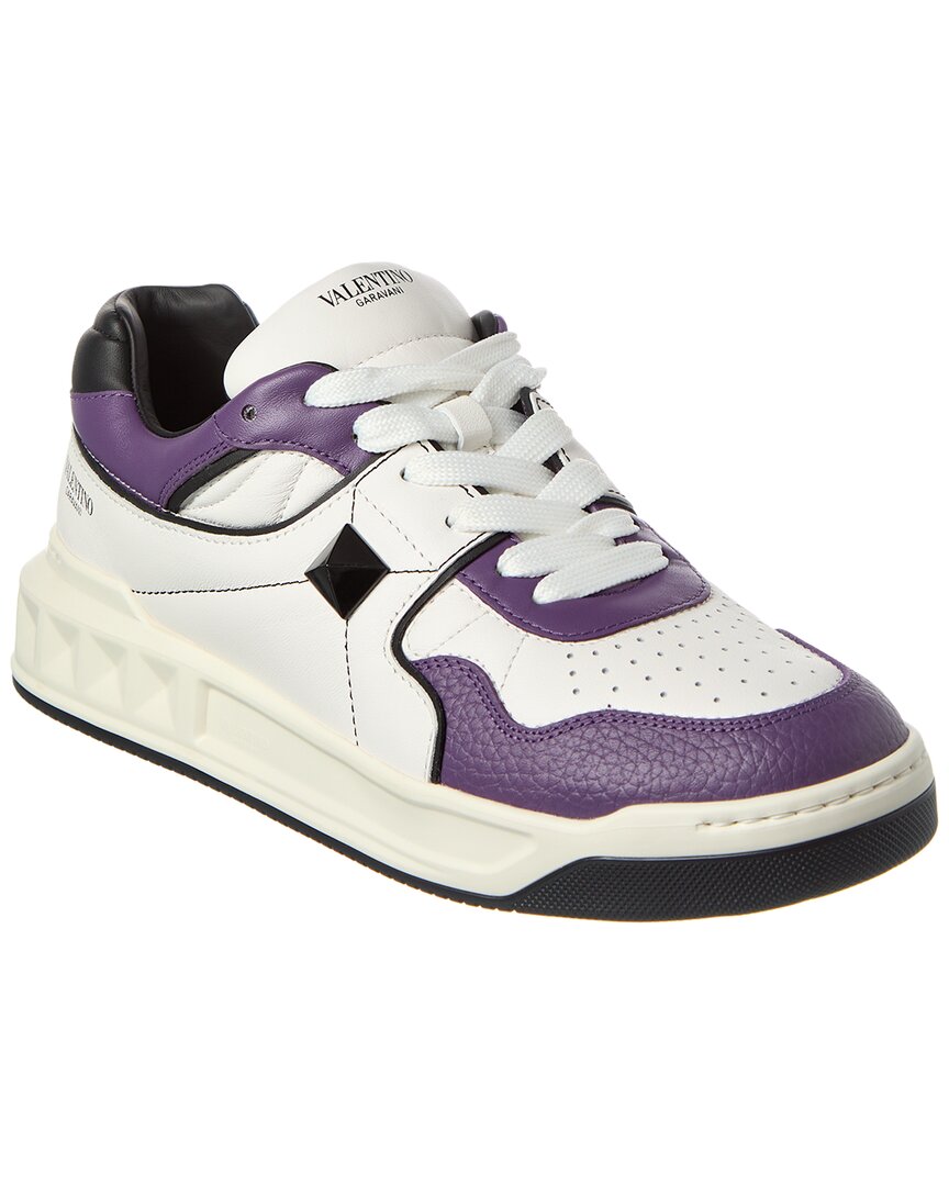 Valentino Roman Stud Leather Sneaker