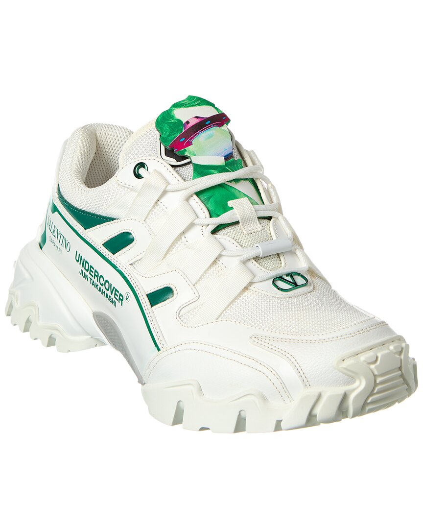Valentino Undercover Mesh & Leather Sneaker