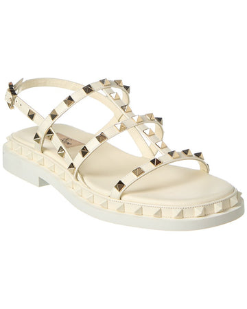 Valentino Rockstud Leather Sandal