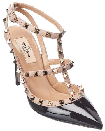 Valentino Rockstud Caged 100 Patent Pump