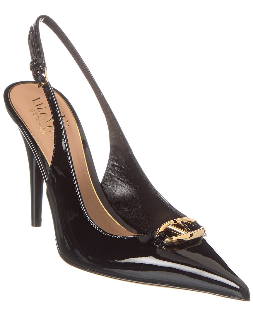 Valentino Vlogo 90 Patent Slingback Pump