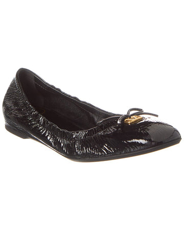 Valentino Vlogo Signature Patent Flat