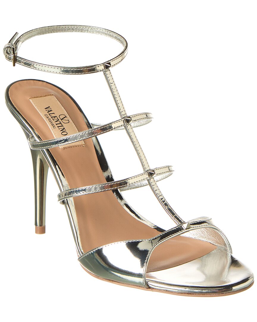 Valentino Rockstud 100 Leather Sandal