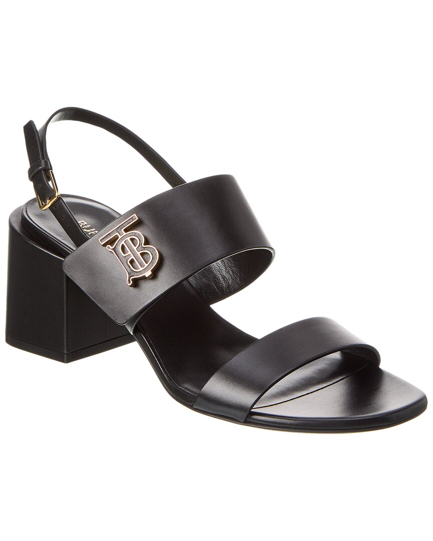 Burberry Motif Monogram Leather Sandal