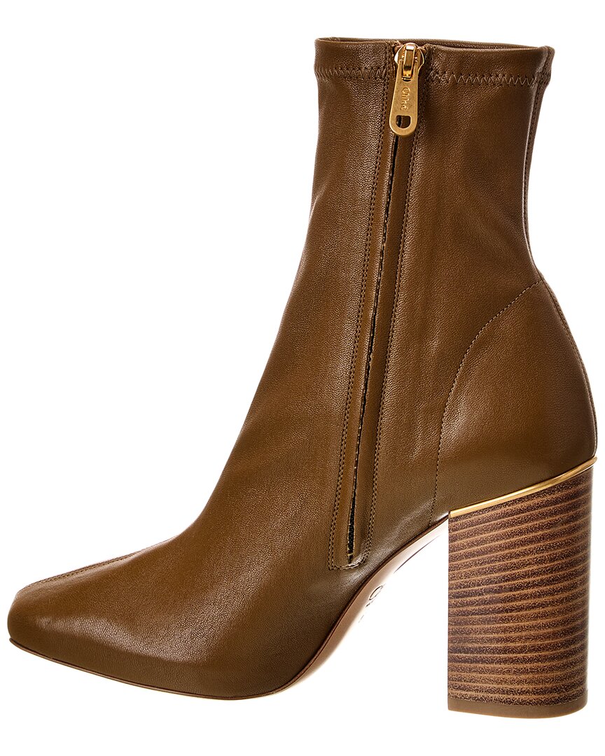 Chloé Ambre Leather Bootie