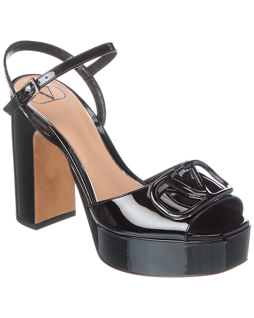 Valentino Vlogo 115 Patent Platform Sandal