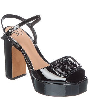 Valentino Vlogo 115 Patent Platform Sandal