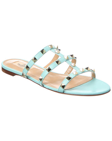 Valentino Rockstud Leather Sandal