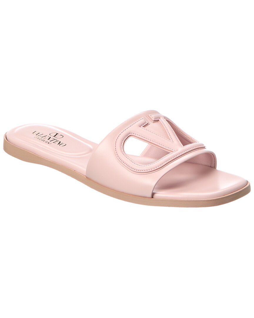 Valentino Vlogo Leather Sandal