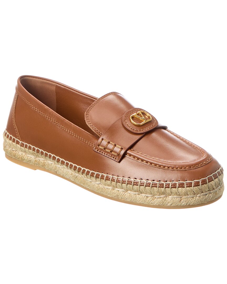 Valentino Vlogo Signature Leather Loafer