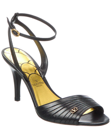Valentino Ladycrush 85 Leather Sandal