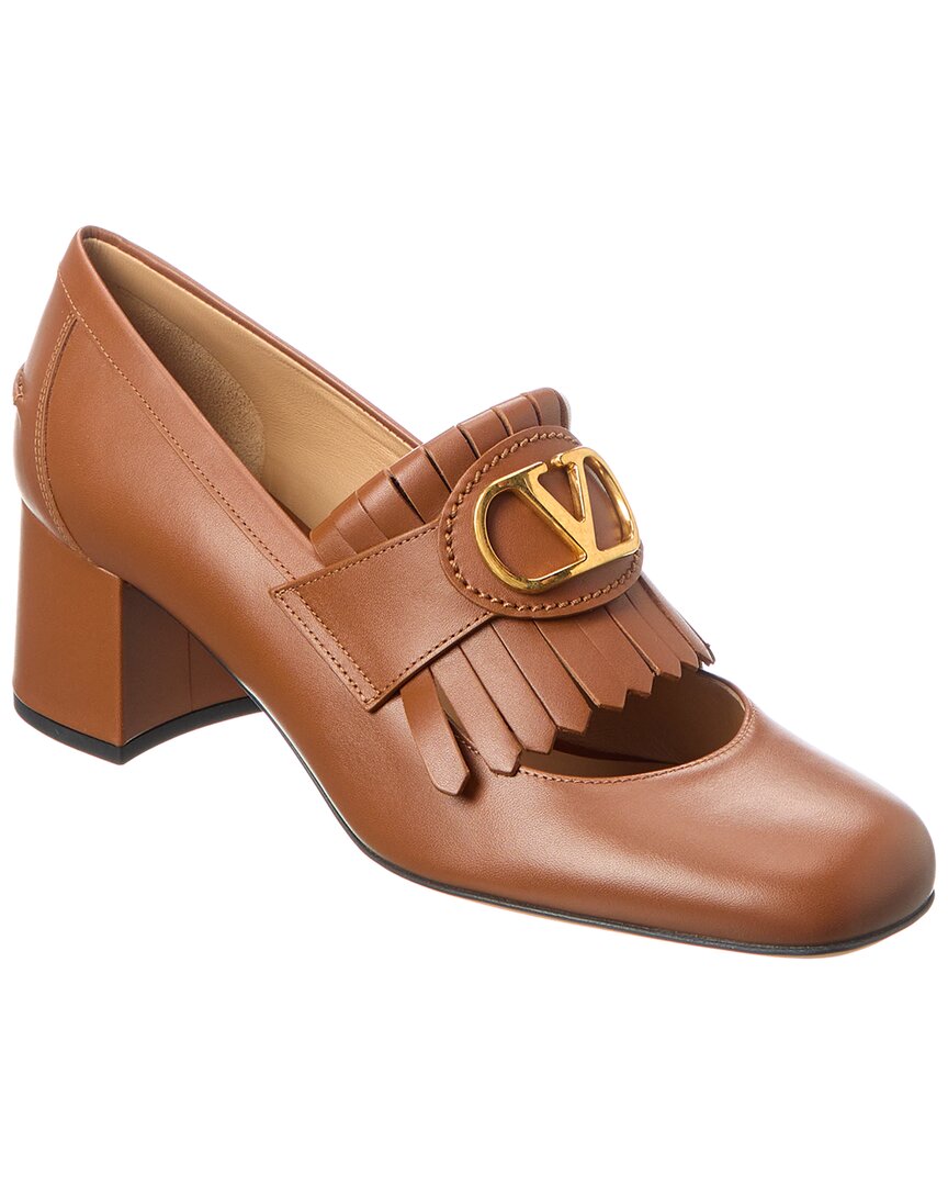 Valentino Vlogo 55 Signature Leather Pump