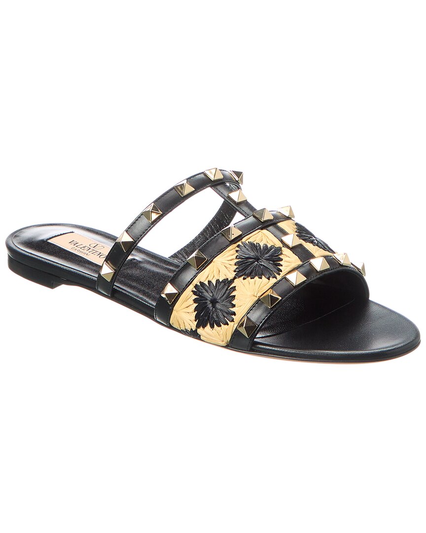 Valentino Rockstud Leather Sandal