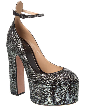 Valentino Tan-Go 155 Suede Platform Pump