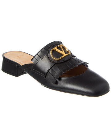 Valentino Vlogo Signature 25 Leather Mule