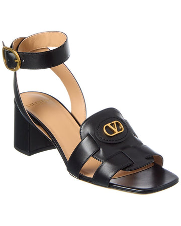 Valentino Vlogo 55 Leather Sandal