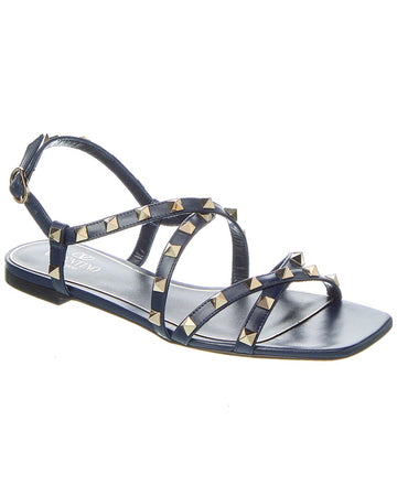 Valentino Rockstud Leather Sandal