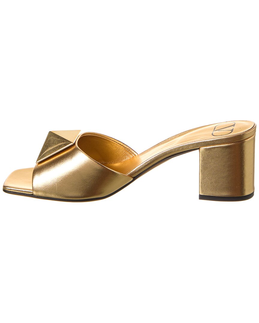 Valentino One Stud 60 Leather Sandal