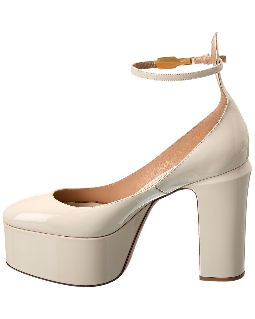 Valentino Vlogo 120 Patent Ankle Strap Platform Pump