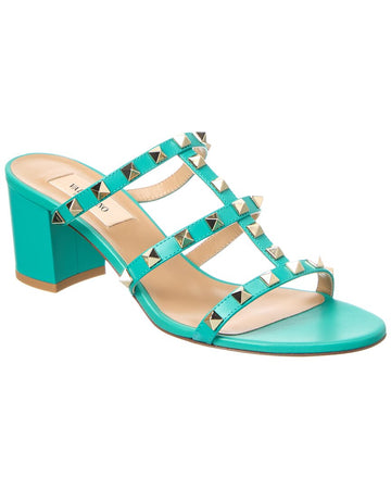Valentino Rockstud Caged 60 Leather Sandal