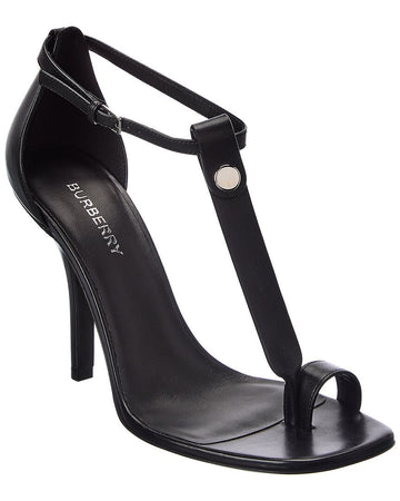 Burberry Toe Ring Leather Sandal