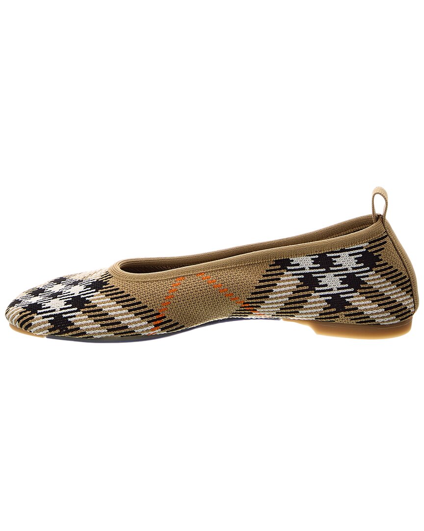 Burberry Check Knit Flat