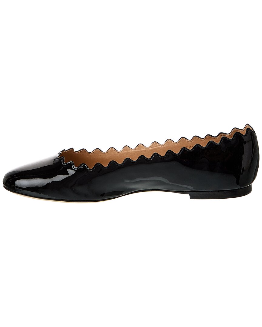 Chloé Lauren Scalloped Patent Ballet Flat