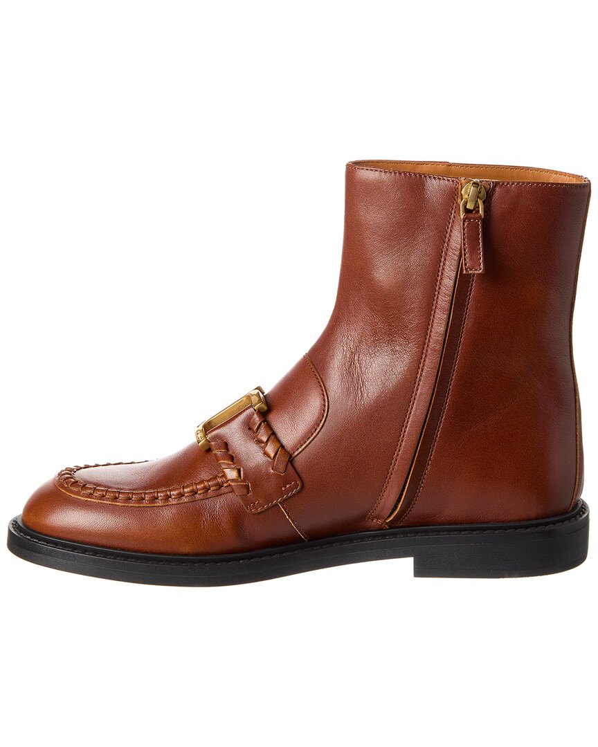 Chloé Marcie Leather Ankle Boot