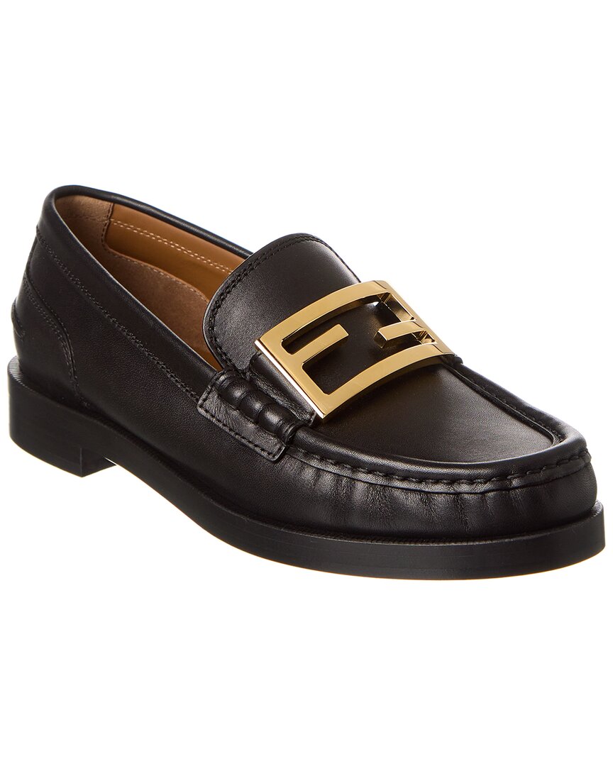 Fendi Baguette Leather Loafer
