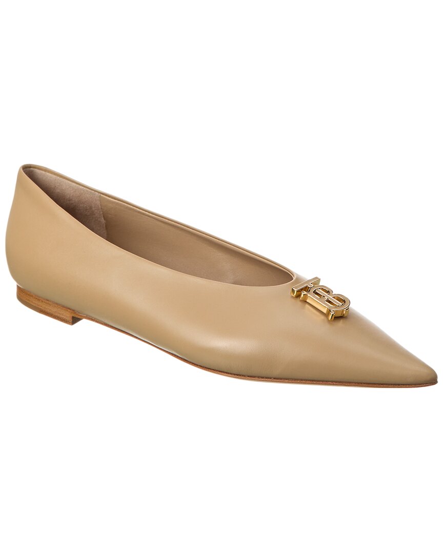 Burberry Ezra Leather Flat
