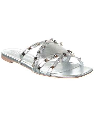 Valentino Rockstud Leather Sandal