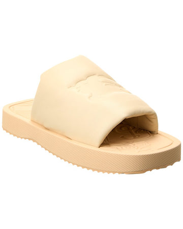 Burberry Ekd Slab Leather Slide