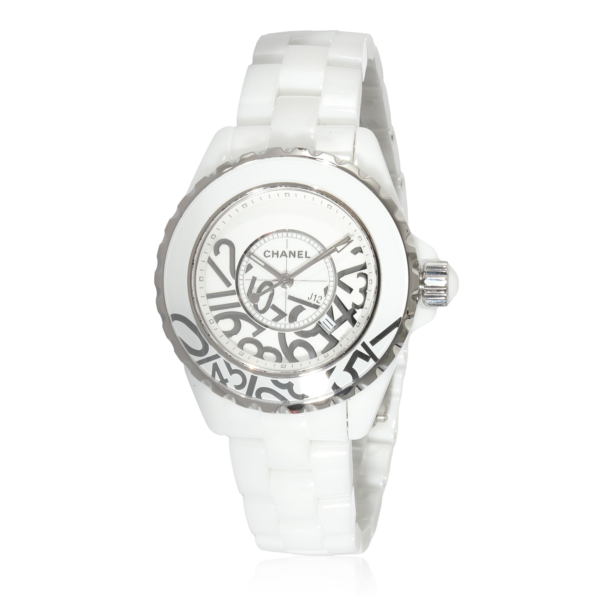 Top Quality Chanel J-12 Grafitti H5239 Women's Watch in Ceramic