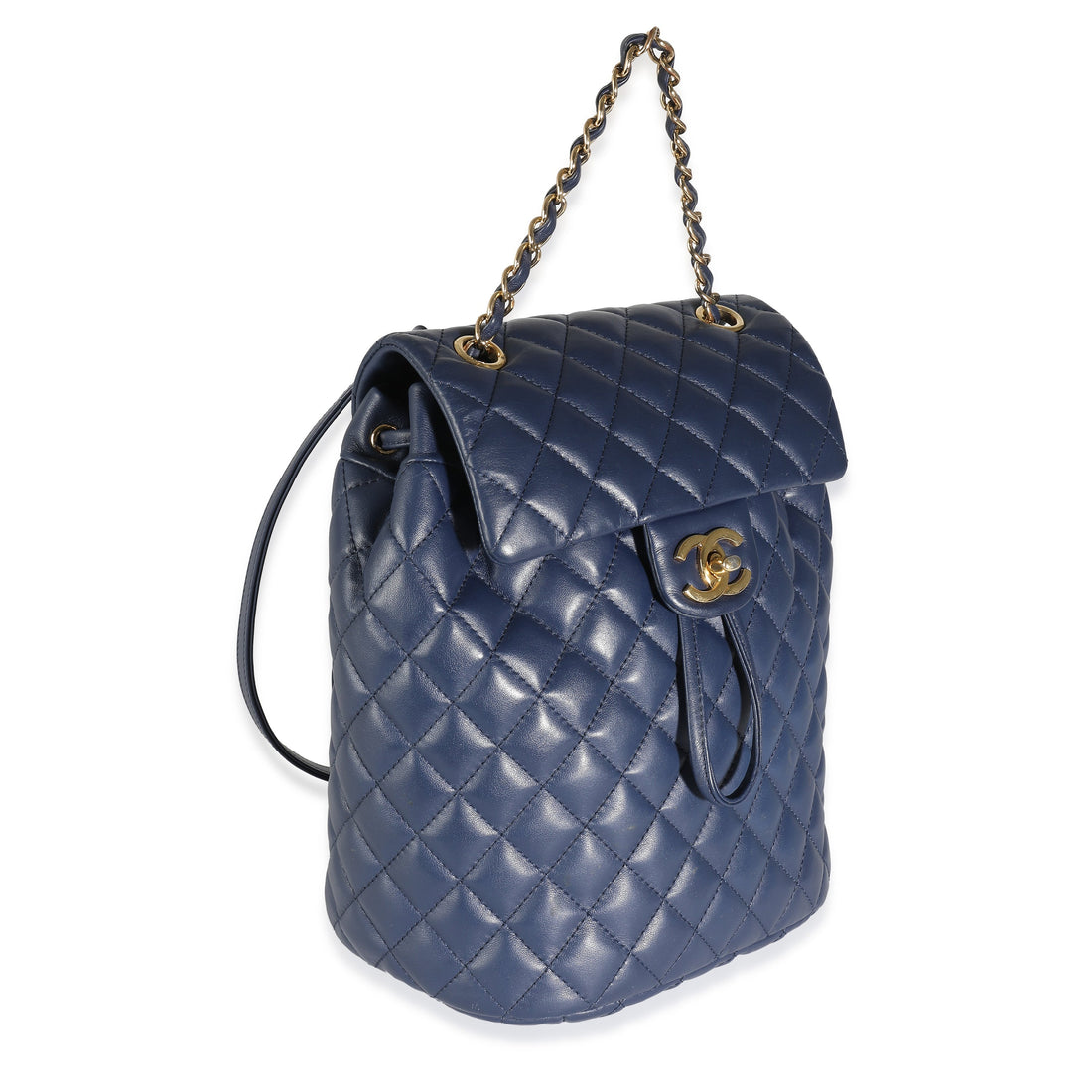 Top Quality Chanel Navy Quilted Lambskin Small Urban Spirit Backpack